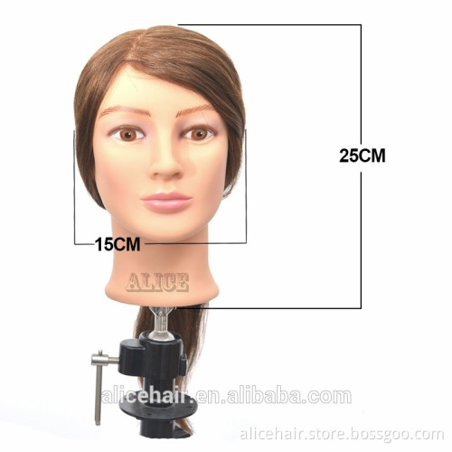 Wholesale 100% human hair training mannequin head for sale,mannequin head with hair for sale